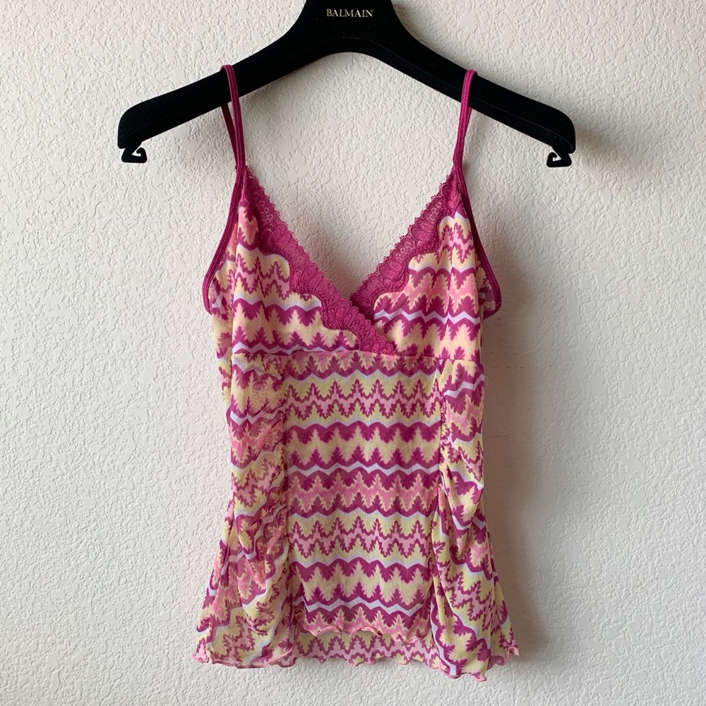 New y2k Lace sheer Bralette tank top